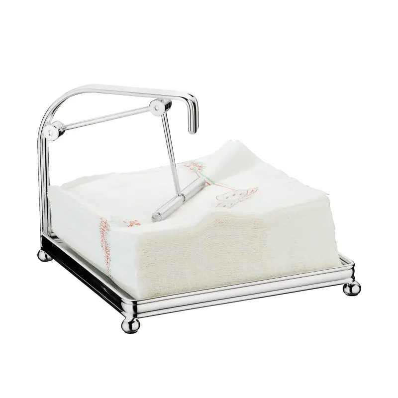 Broggi classica Collection Silver Plated Napkin Holder classica 19 x 19 cm