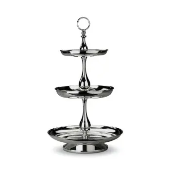Broggi classica Collection Silver Plated Fruit Stand classica 3-T H.69 cm 40/30/25