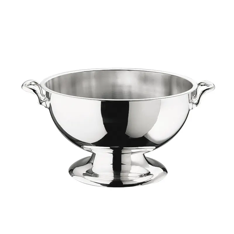 Broggi classica Collection Silver Plated Punch Bowl classica With Handles Ø 40 cm 13Lt