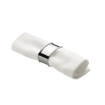 Broggi Rubans Collection Silver Plated Napkin Ring Rubans L.5 cm
