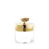 Designer Golden Plated Stainless Steel Small Decorative Box with Citrus Stone 500 mL