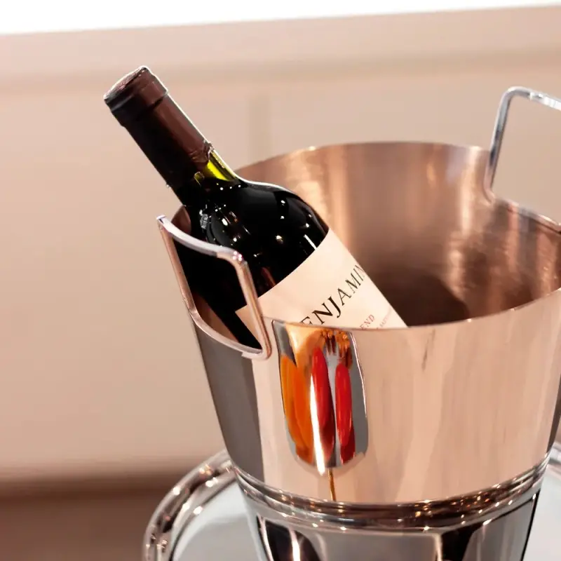 Designer Stainless Steel Cori Champagne Bucket 4L Designer Stainless Steel Cori Champagne Bucket 4L