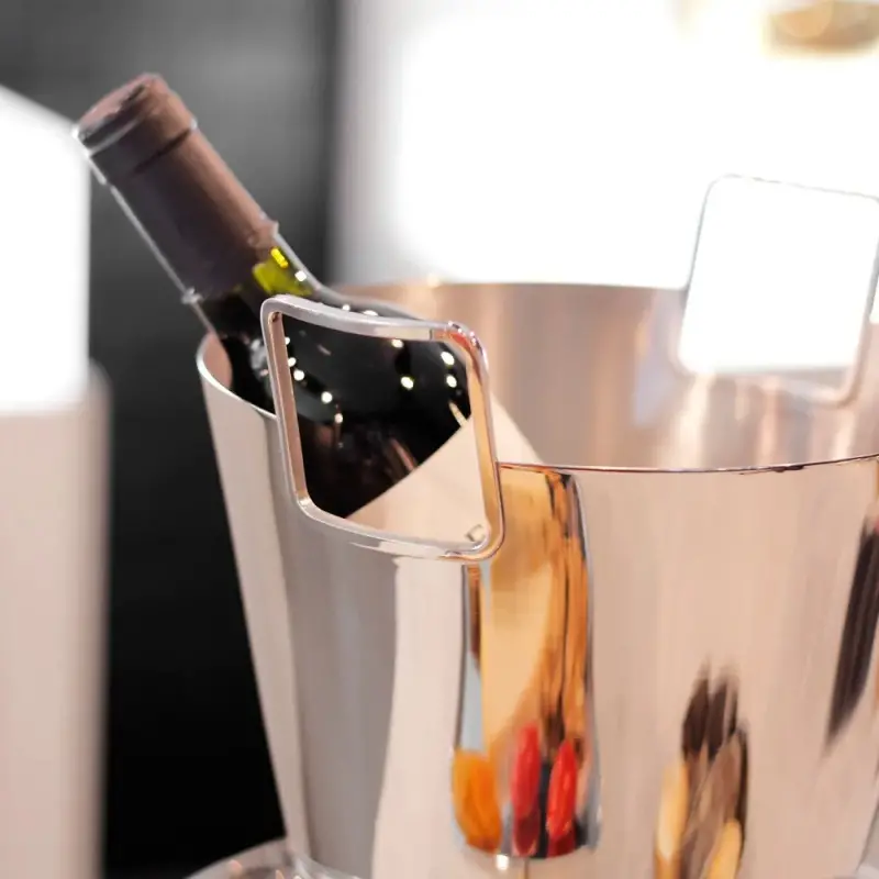 Designer Stainless Steel Cori Champagne Bucket 4L Designer Stainless Steel Cori Champagne Bucket 4L