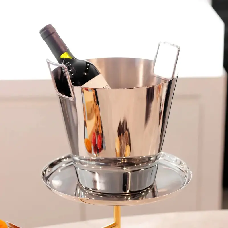 Designer Stainless Steel Cori Champagne Bucket 4L Designer Stainless Steel Cori Champagne Bucket 4L