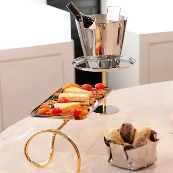 Designer Stainless Steel Cori Champagne Bucket 4L