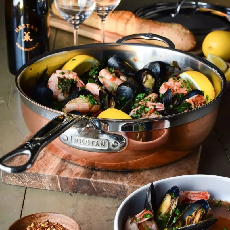 Hestan 3.5qt Covered Essential Pan (24cm) - Set of 2