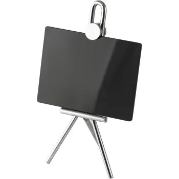 Broggi Collection Acrylic Plexiglass Tag For Easel Black 10 x 7.5 cm