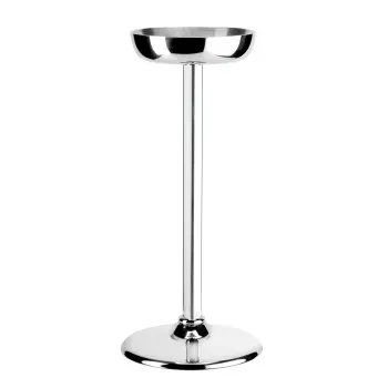 Broggi Modern Collection Stainless Steel Champagne Bucket Stand Modern