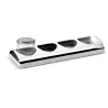 Broggi Collection Silver Plated 4-Jar Jam Holder Hole Ø 5.8 cm