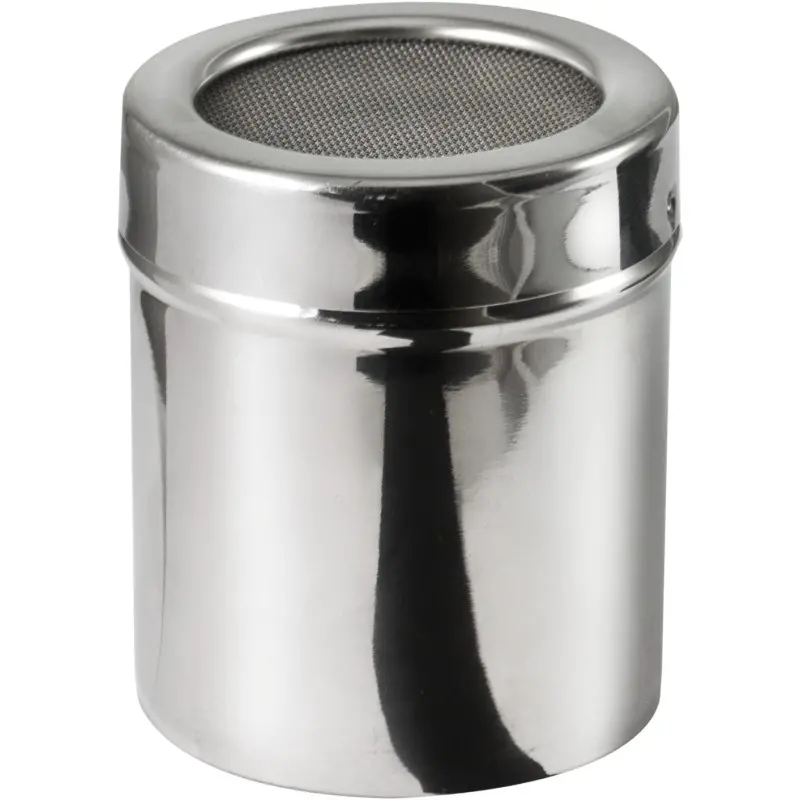 Broggi Collection Stainless Steel Cocoa Shaker With Small-Hole Cover Ø 5.3 cm