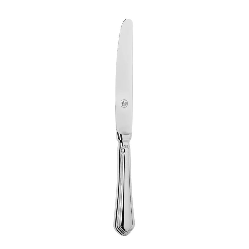 Broggi Medici Collection Stainless Steel Dessert Knife Solid Handle - Set of 12