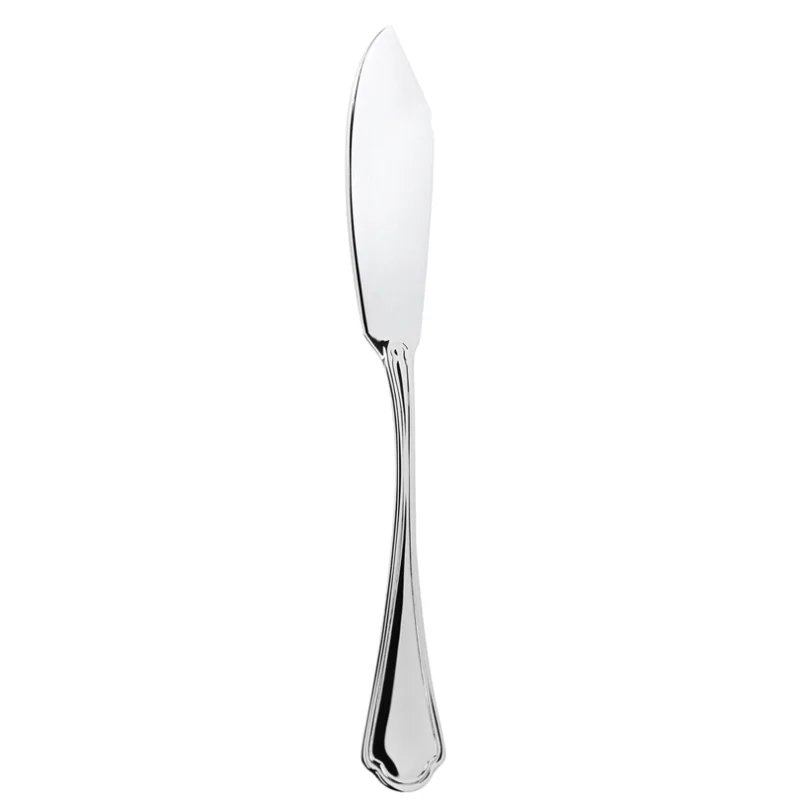 Broggi Medici Collection Silver Plated Fish Serving Knife - Set of 12