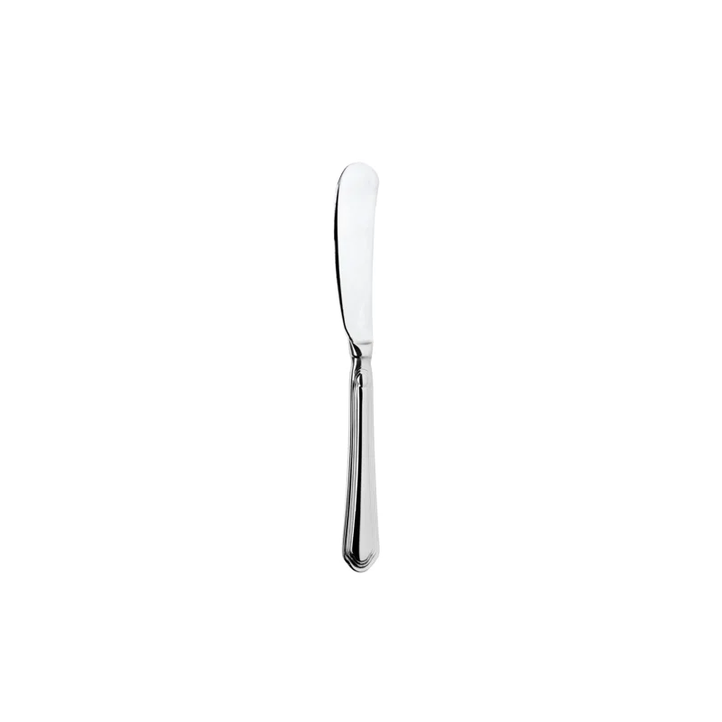 Broggi Medici Collection Silver Plated Butter Knife Solid Handle - Set of 12