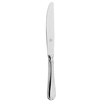 Broggi Rubans Collection Silver Plated Table Knife Solid Handle - Set of 12