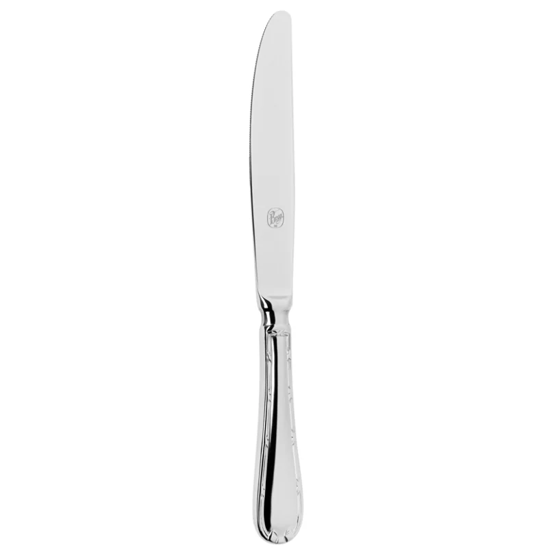 Broggi Rubans Collection Silver Plated Table Knife Solid Handle - Set of 12