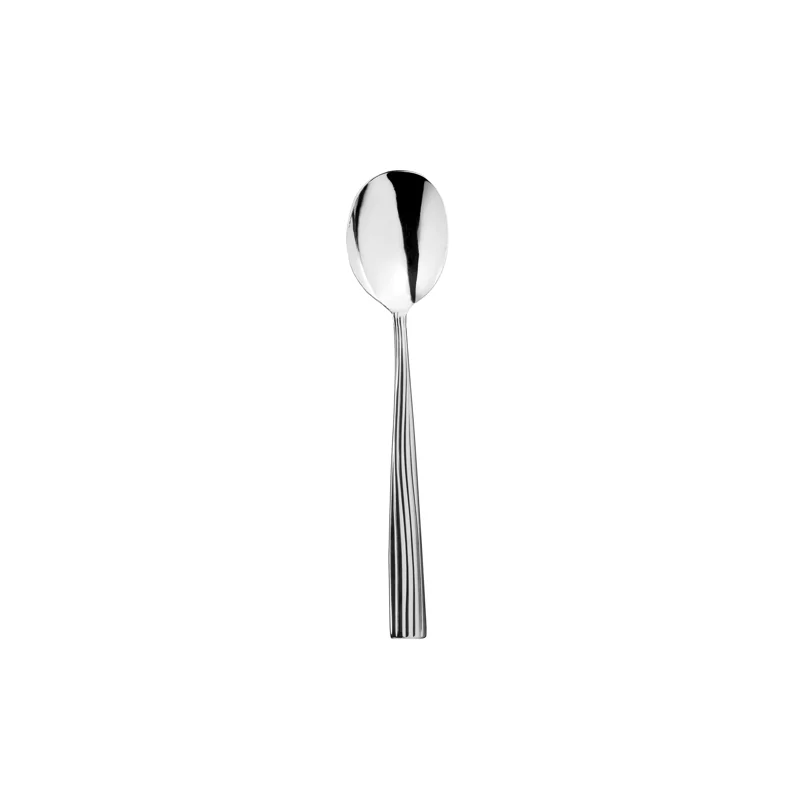 Broggi Sedona Collection Stainless Steel Soup Spoon - Set of 12 Broggi Sedona Collection Stainless Steel Soup Spoon - Set of 12