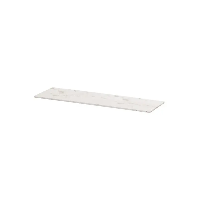 Cal-Mil White Marble 20 x 6 Tray