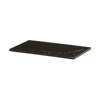 Cal-Mil Black Marble 6 x 10 Tray