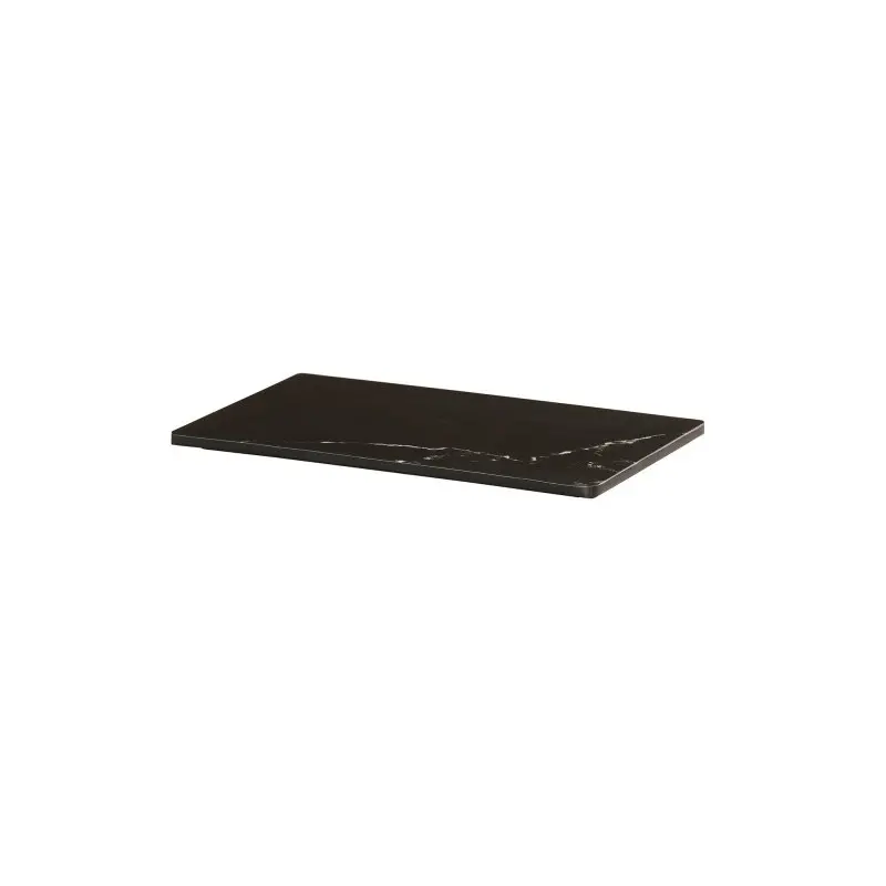 Cal-Mil Black Marble 6 x 10 Tray