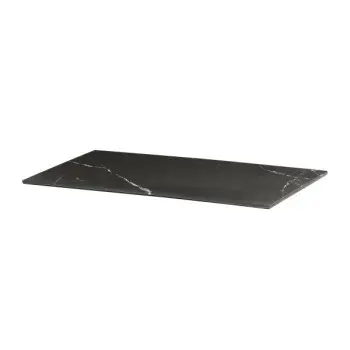 Cal-Mil Black Marble 12 x 20 Tray
