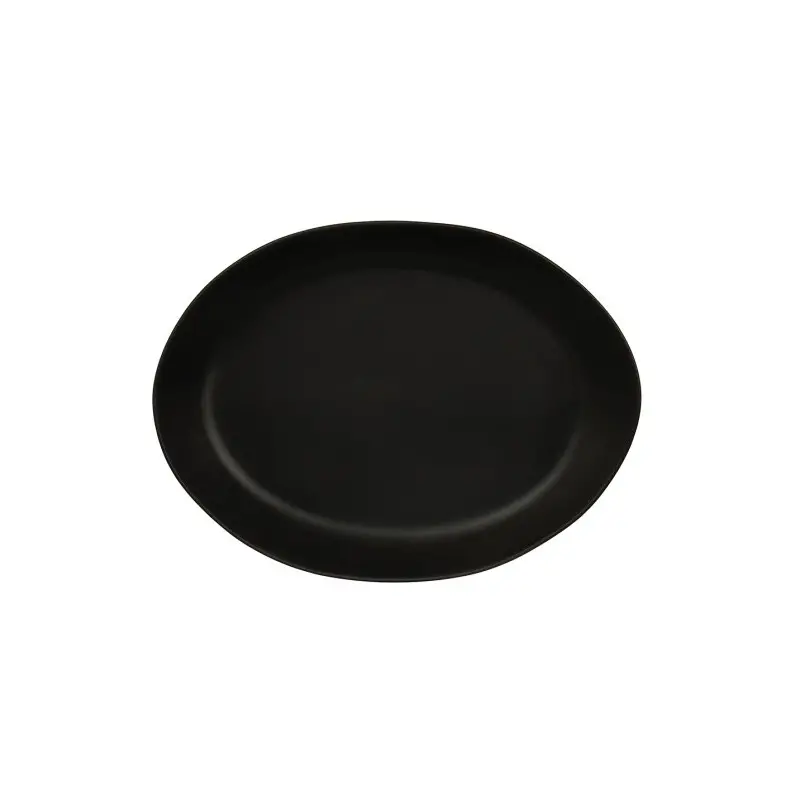 Cal-Mil Bali Oval Platter - 12 x 16 Black