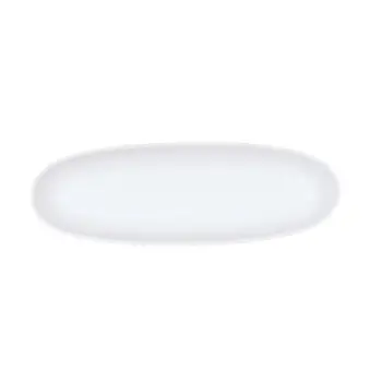 Cal-Mil Bali Oval Platter - 4 x 12 White