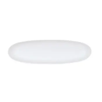 Cal-Mil Bali Oval Platter - 6 x 20 White