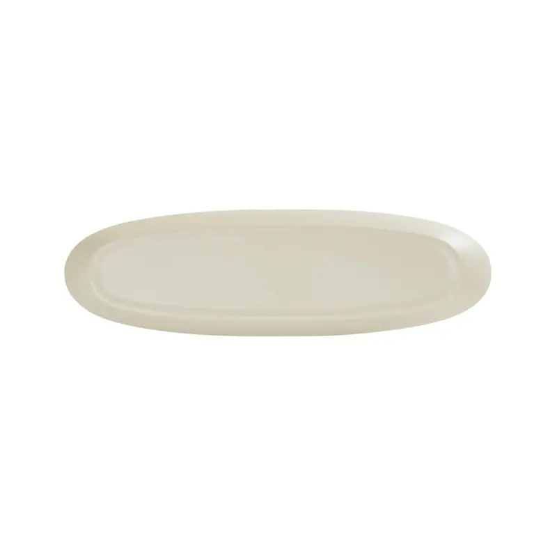 Cal-Mil Bali Oval Platter - 6 x 20 Ivory