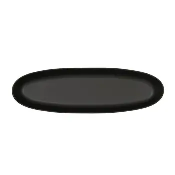 Cal-Mil Bali Oval Platter - 6 x 20 Black