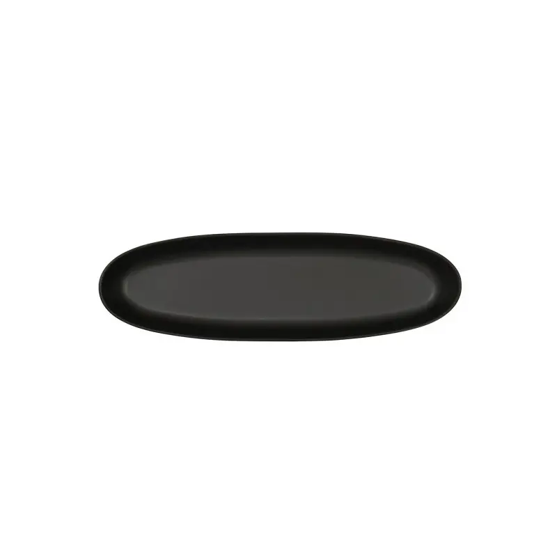 Cal-Mil Bali Oval Platter - 6 x 20 Black Cal-Mil Bali Oval Platter - 6 x 20 Black