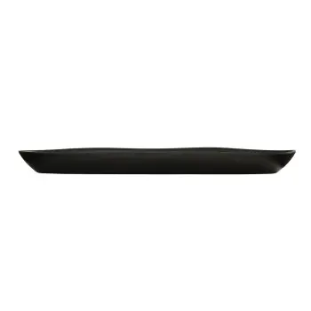 Cal-Mil Bali Oval Platter - 6 x 20 Black