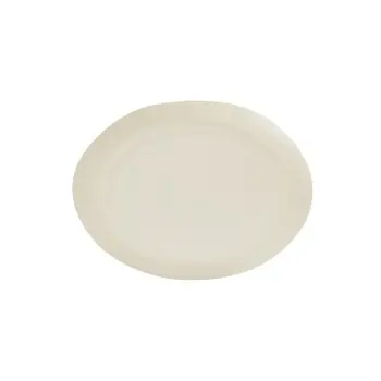 Cal-Mil Bali Oval Platter - 12 x 16 Ivory