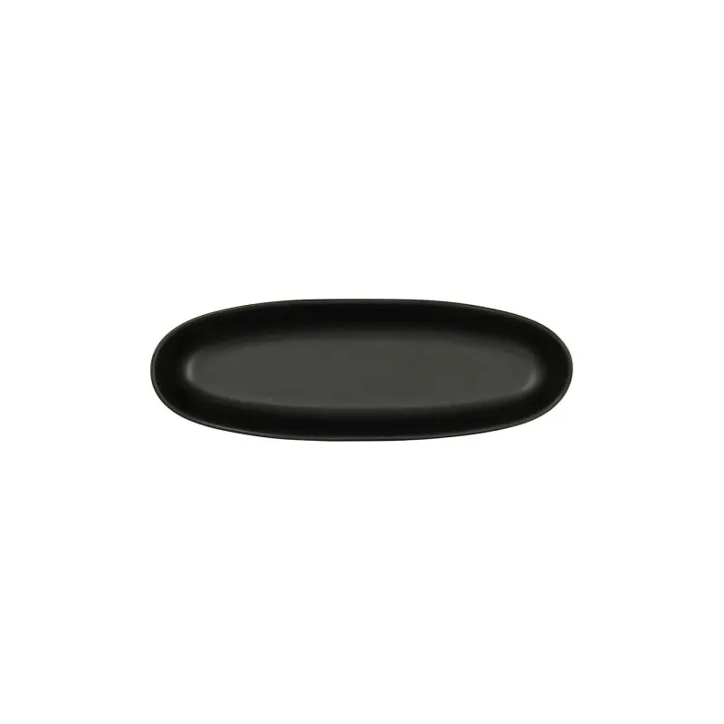Cal-Mil Bali Oval Platter - 4 x 12 Black Cal-Mil Bali Oval Platter - 4 x 12 Black