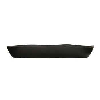 Cal-Mil Bali Oval Platter - 4 x 12 Black