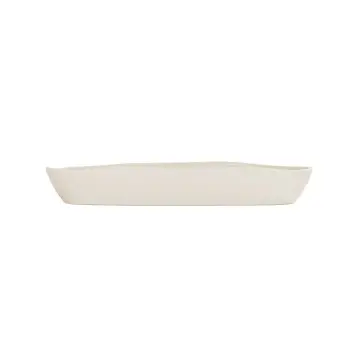 Cal-Mil Bali Oval Platter - 4 x 12 Ivory