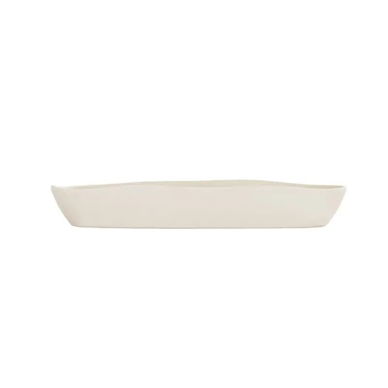 Cal-Mil Bali Oval Platter - 4 x 12 Ivory