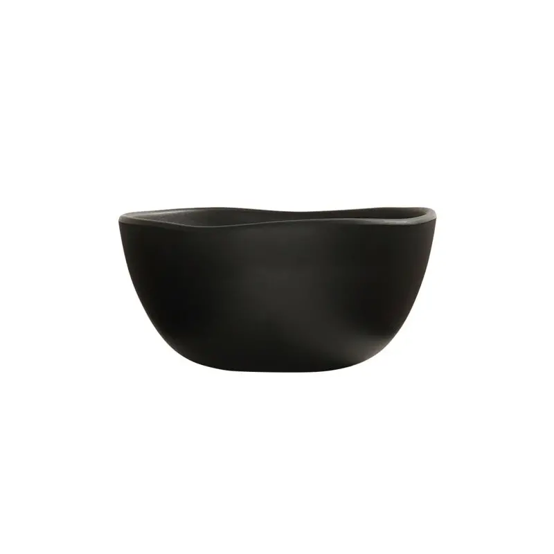 Cal-Mil Bali Soup Melamine Bowl - 16oz Black Cal-Mil Bali Soup Melamine Bowl - 16oz Black
