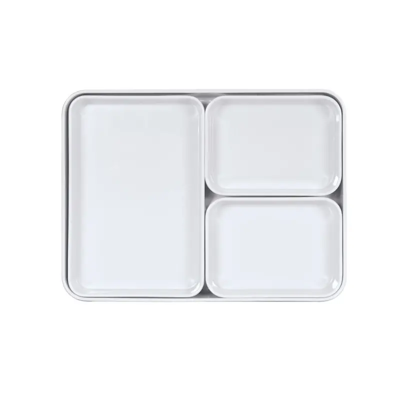 Cal-Mil White Bento Box Insert - 4.5 x 6 Cal-Mil White Bento Box Insert - 4.5 x 6