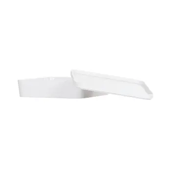 Cal-Mil 10.5" Square Bento Box - White