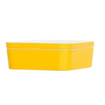 Cal-Mil 8.25" Square Bento Box - Yellow