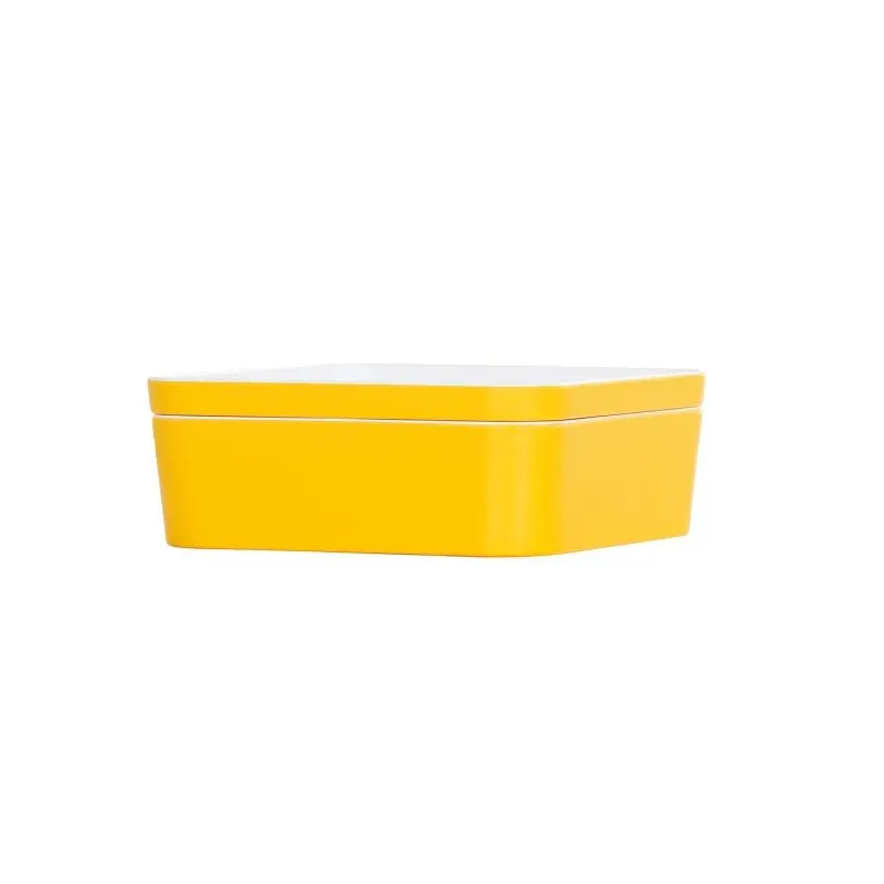 Cal-Mil 8.25" Square Bento Box - Yellow