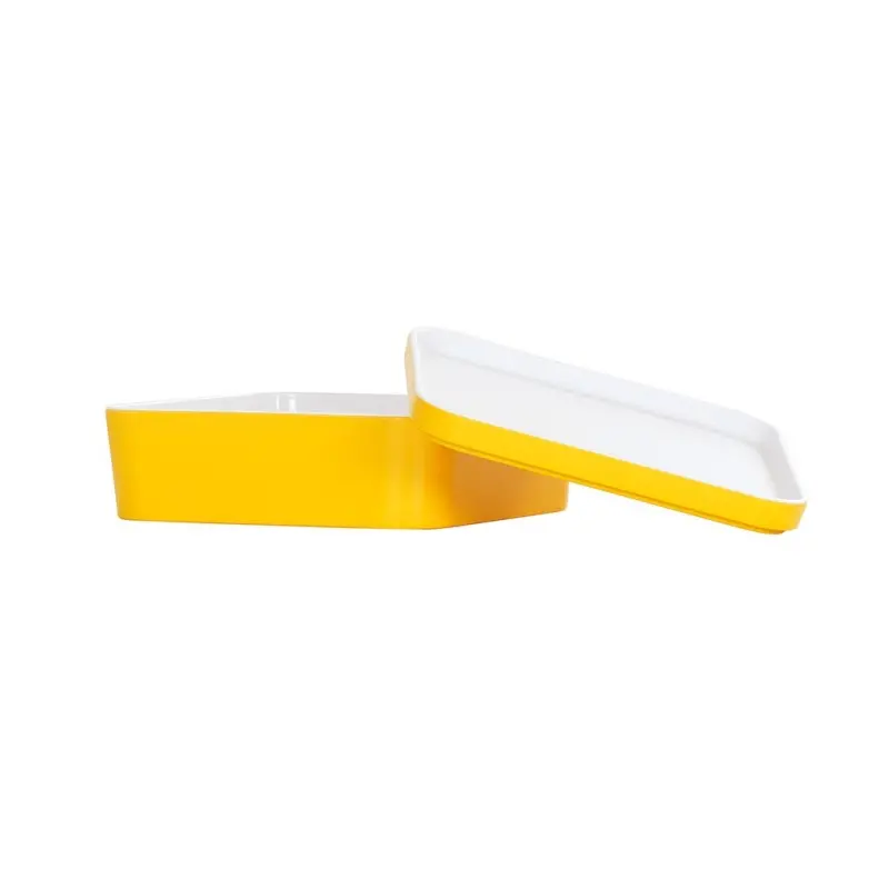 Cal-Mil 8.25" Square Bento Box - Yellow