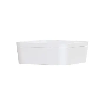 Cal-Mil 8.25" Square Bento Box - White