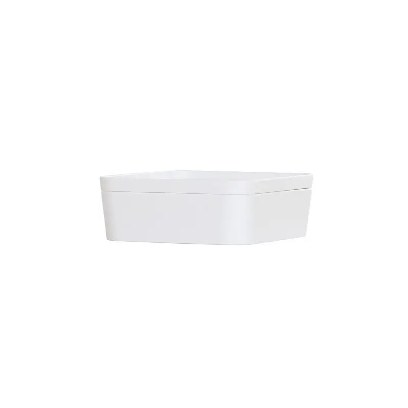 Cal-Mil 8.25" Square Bento Box - White