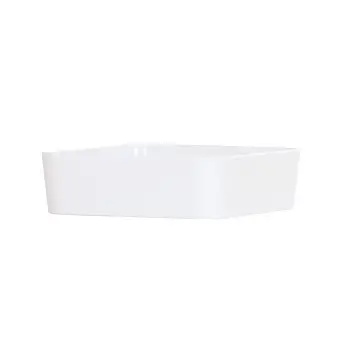 Cal-Mil 8.25" Square Bento Box - White