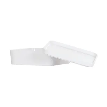 Cal-Mil 8.25" Square Bento Box - White