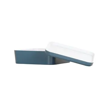 Cal-Mil 8.25" Square Bento - Stone Blue