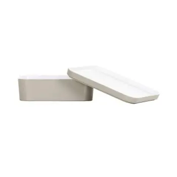Cal-Mil 8.25" Square Bento Box - Ash