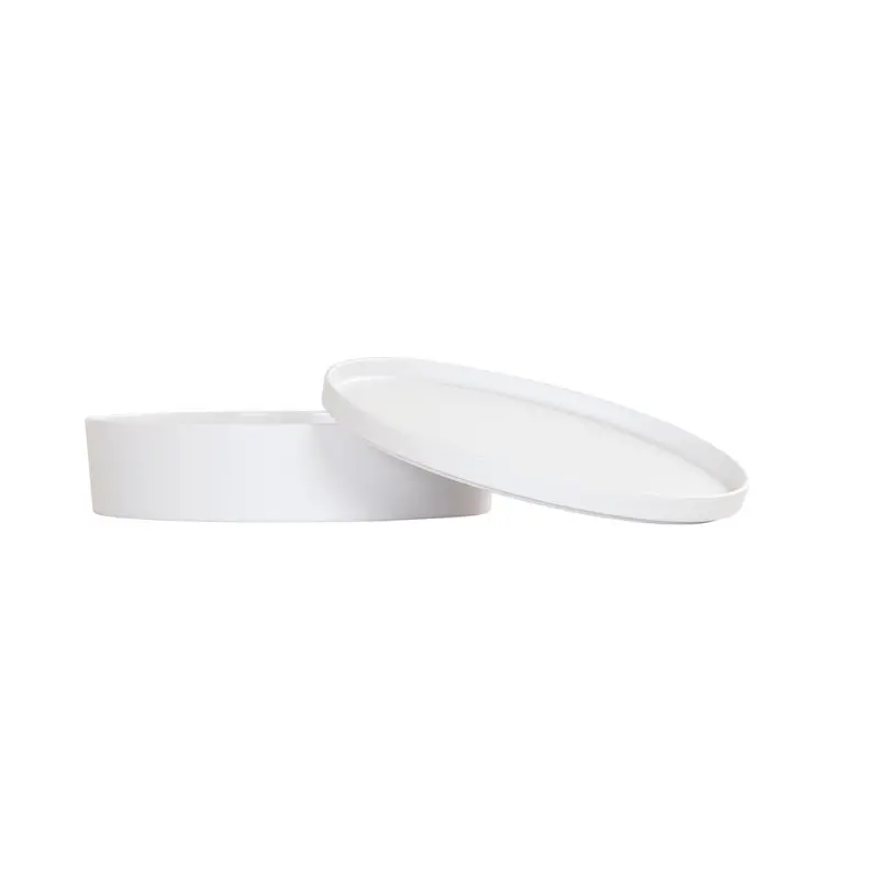 Cal-Mil 10.5" Round Bento Box - White