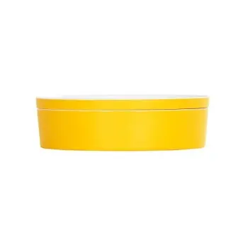 Cal-Mil 10.5" Round Bento Box - Yellow